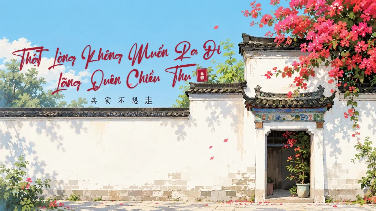 Lời Bài Hát Thật Lòng Không Muốn Ra Đi (Lãng Quên Chiều Thu) (其实不想走) – Châu Hoa Kiện (Pinyin + Lời Dịch Chuẩn) - FoxHSK