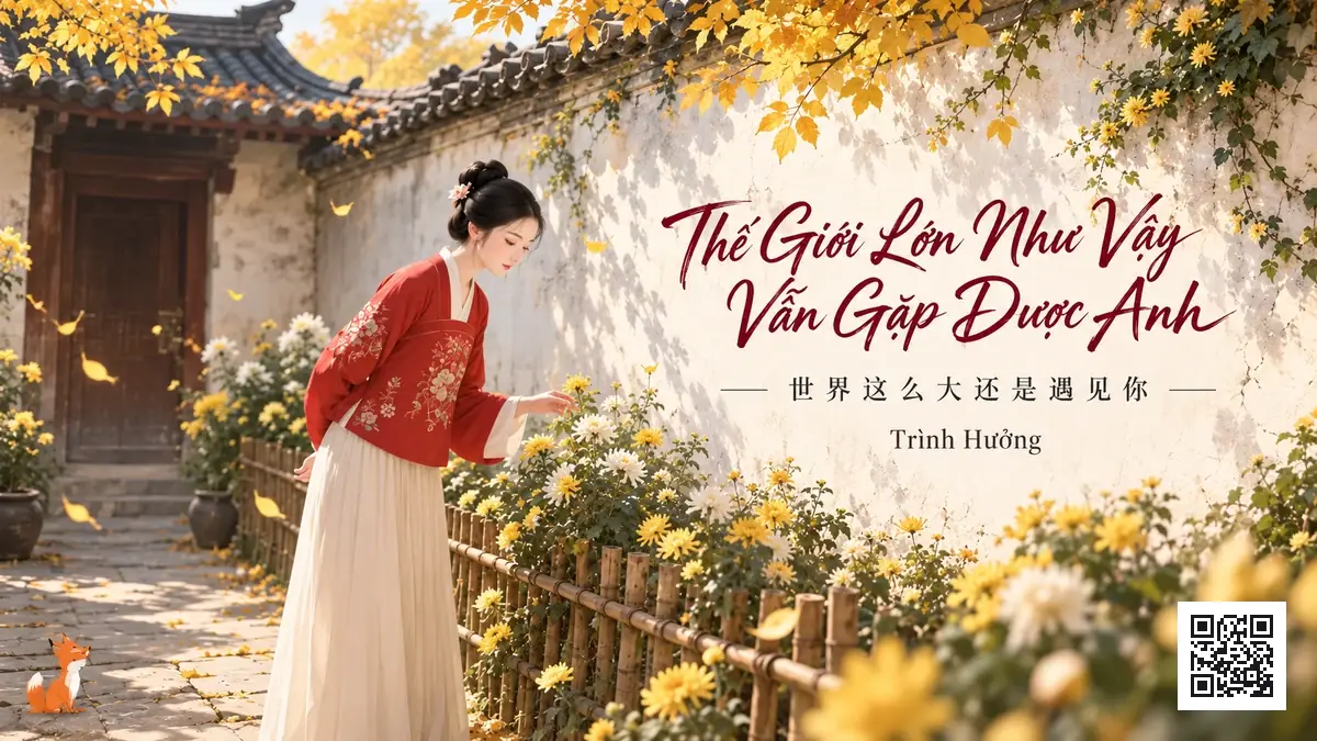 Lời Bài Hát Thế Giới Lớn Như Vậy Vẫn Gặp Được Anh (世界这么大还是遇见你) – Trình Hưởng - FoxHSK
