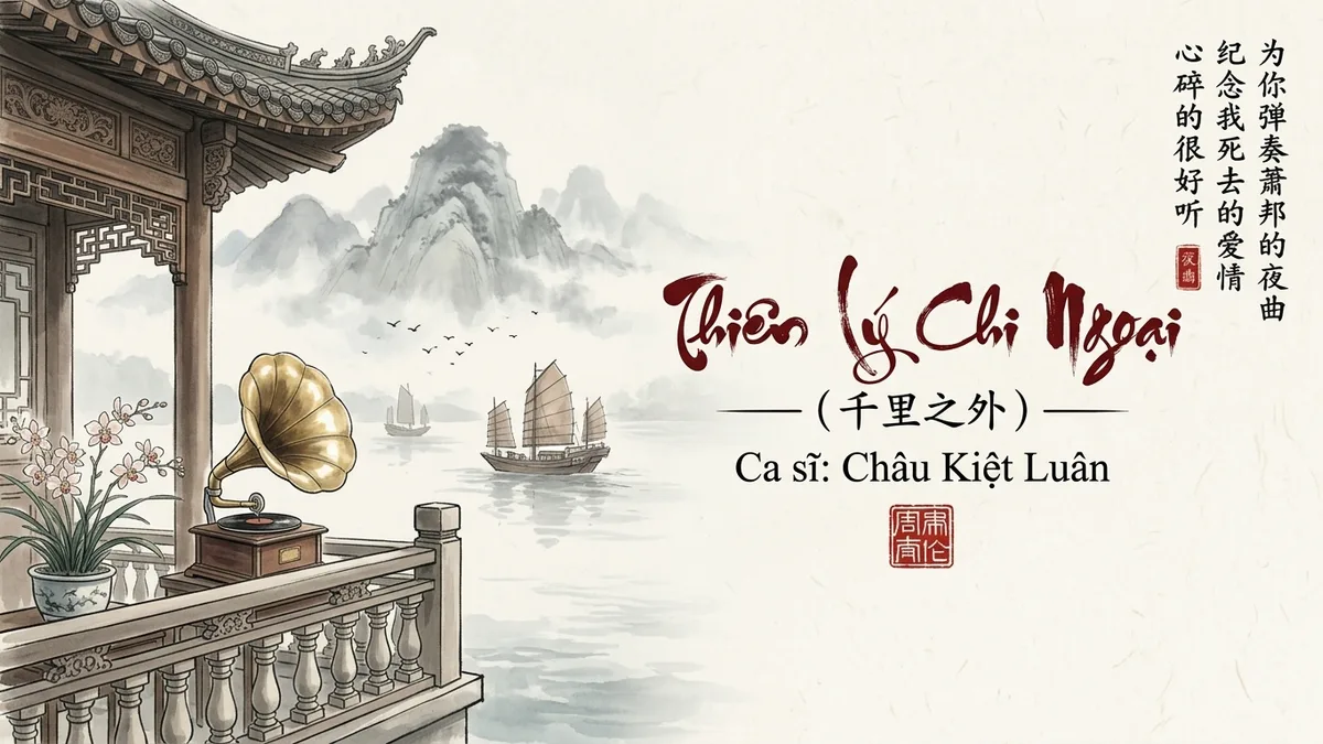 Lời Bài Hát Thiên Lý Chi Ngoại (千里之外) – Châu Kiệt Luân ft. Phí Ngọc Thanh (Pinyin + Lời Dịch) - FoxHSK