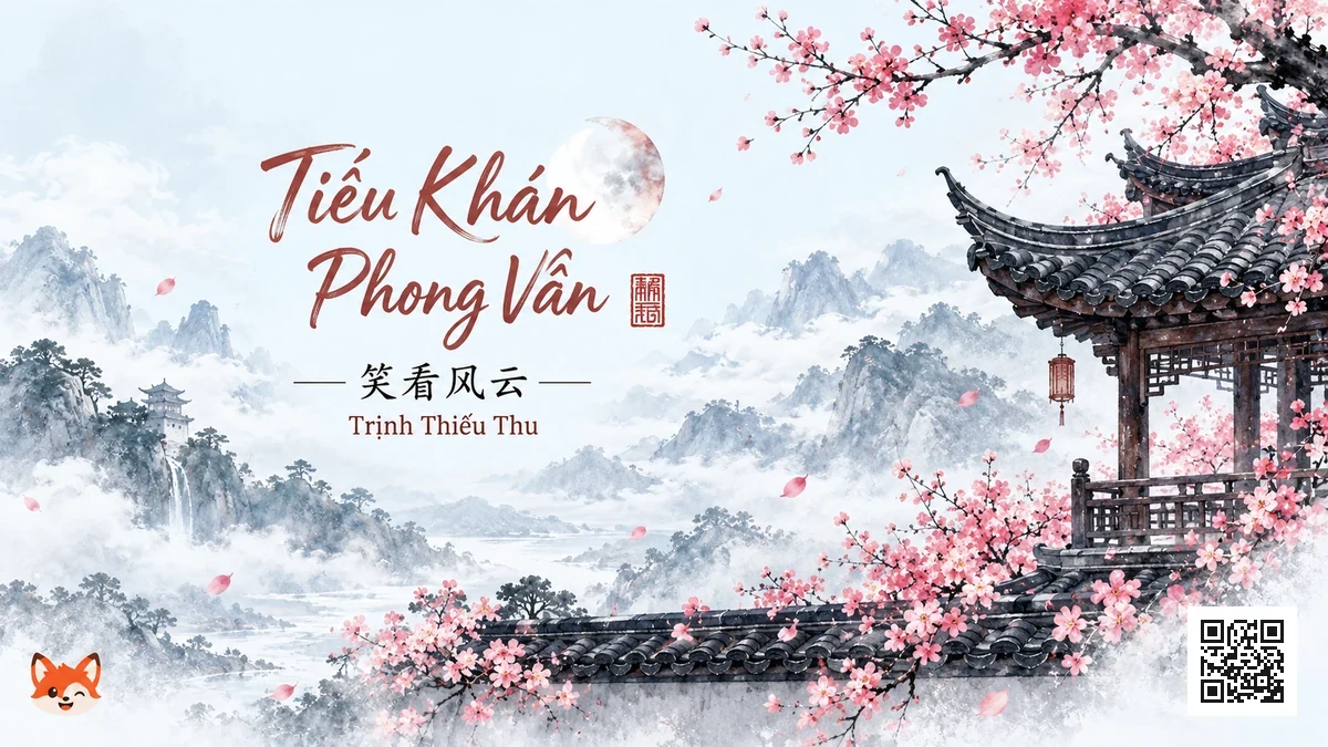 Lời Bài Hát Tiếu Khán Phong Vân (Vì Một Người Ra Đi) (笑看风云) – Trịnh Thiếu Thu (Pinyin + Lời Dịch Chuẩn) - FoxHSK