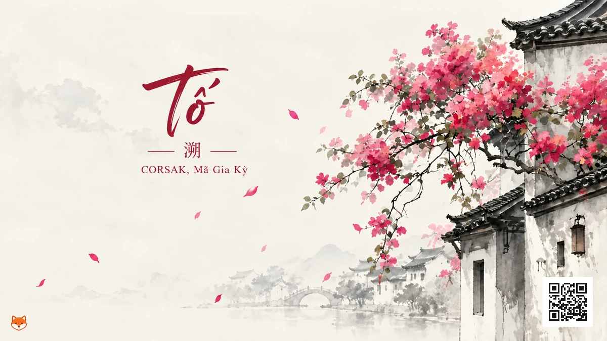 Lời Bài Hát Tố (Reverse) (溯) – CORSAK, Mã Gia Kỳ (Pinyin + Lời Dịch Chuẩn) - FoxHSK