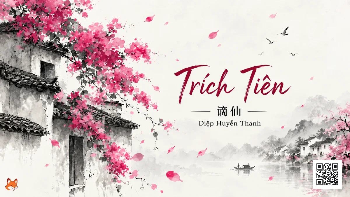 Lời Bài Hát Trích Tiên (谪仙) – Diệp Huyễn Thanh (Pinyin + Lời Dịch Chuẩn) - FoxHSK