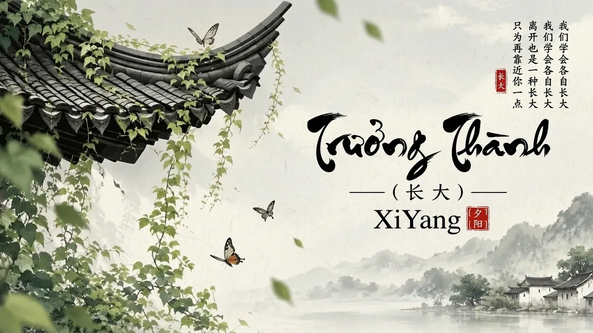 Lời Bài Hát Trưởng Thành (长大) – XiYang (Pinyin + Lời Dịch Chuẩn) - FoxHSK