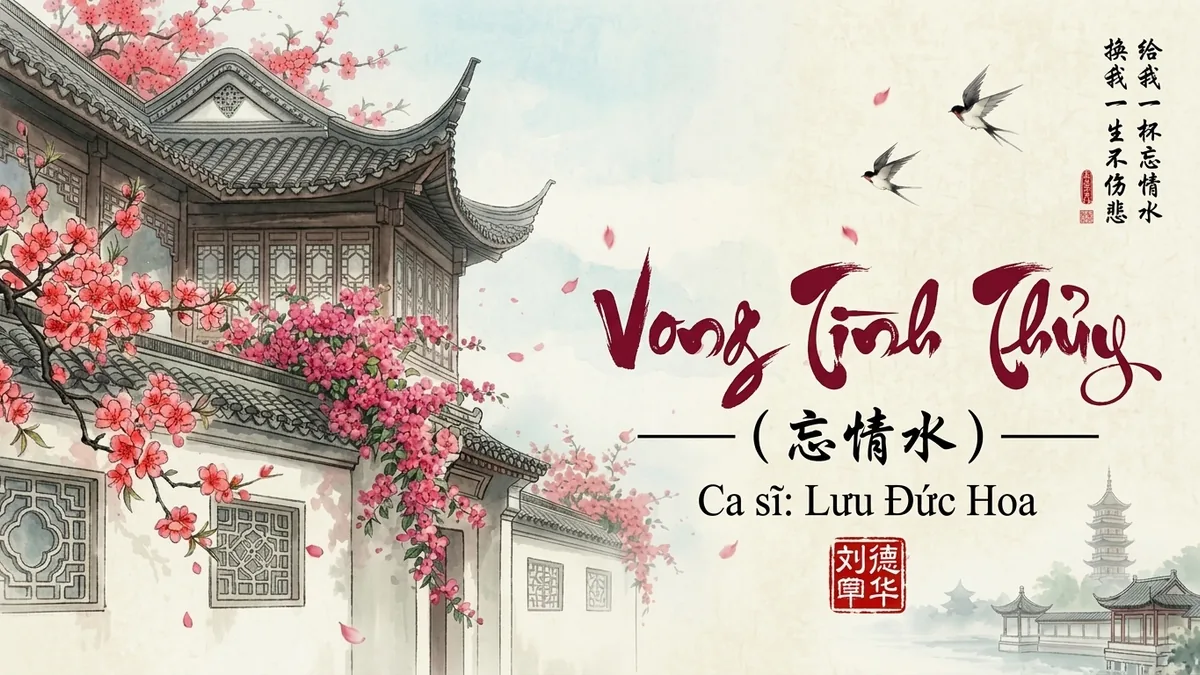 Lời Bài Hát Vong Tình Thủy (忘情水) – Lưu Đức Hoa (Pinyin + Lời Dịch Chuẩn) - FoxHSK
