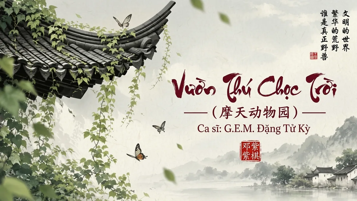 Lời Bài Hát Vườn Thú Chọc Trời (摩天动物园) – G.E.M. Đặng Tử Kỳ (Pinyin + Lời Dịch Chuẩn) - FoxHSK