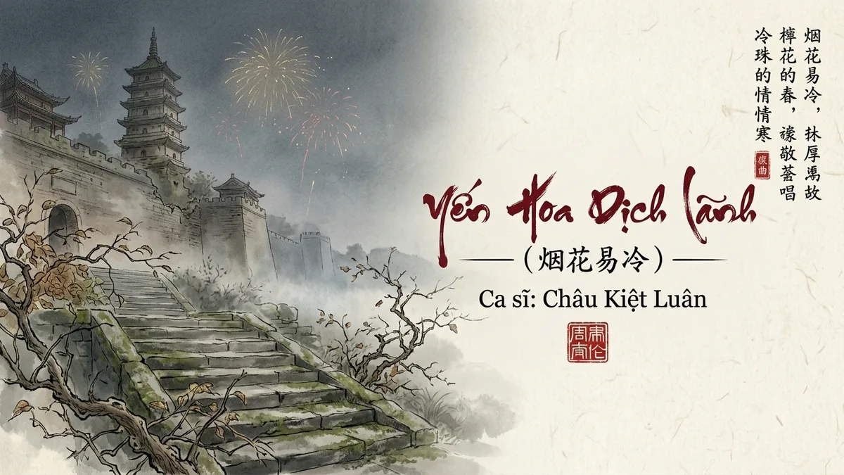 Lời Bài Hát Yên Hoa Dịch Lãnh (烟花易冷) – Châu Kiệt Luân (Pinyin + Lời Dịch Chuẩn) - FoxHSK