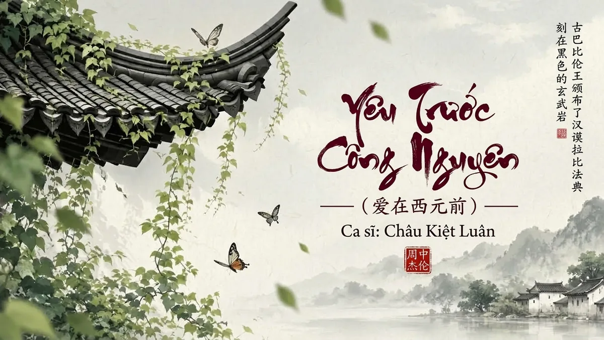 Lời Bài Hát Yêu Trước Công Nguyên (爱在西元前) – Châu Kiệt Luân (Pinyin + Lời Dịch Chuẩn) - FoxHSK
