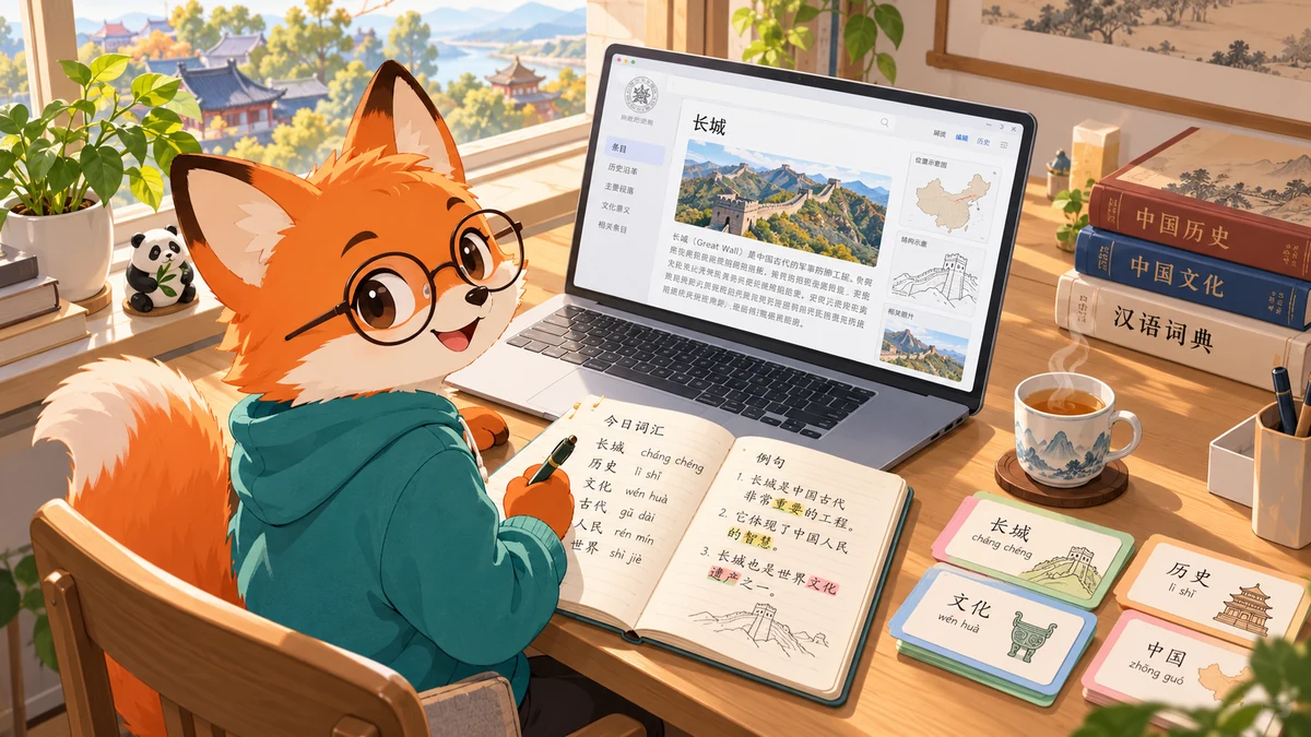 Bí Quyết Tra Từ Tiếng Trung Qua Wikipedia: Vũ Khí Mở Rộng Vốn Từ Thực Chiến - FoxHSK