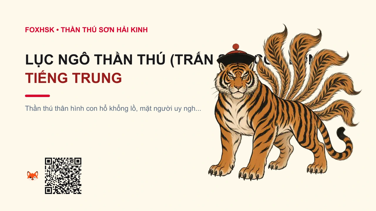 Lục Ngô Thần Thú (Trấn Sơn Côn Lôn) Tiếng Trung Là Gì? (陆吾 - lùwú) • Nguồn Gốc Sơn Hải Kinh - Tây Sơn, Dấu Ấn Pop Culture & Phương Pháp Hóa Giải - FoxHSK
