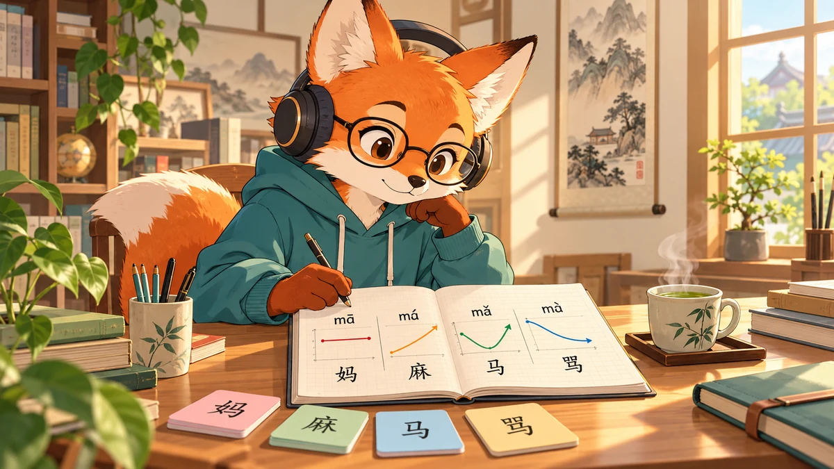 Bí Quyết Luyện Tai Nghe Ngữ Âm Và Thanh Điệu Tiếng Trung Chuẩn Khoa Học - FoxHSK