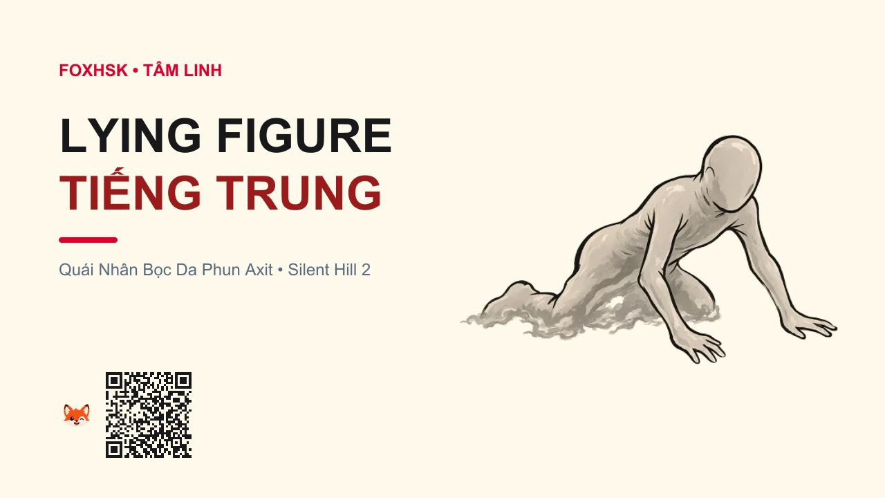 Quái Nhân Bọc Da Phun Axit (Lying Figure) Tiếng Trung Là Gì? (躺卧者 - tǎngwòzhě) • Nguồn Gốc Game Silent Hill 2, Dấu Ấn Pop Culture & Phương Pháp Hóa Giải - FoxHSK