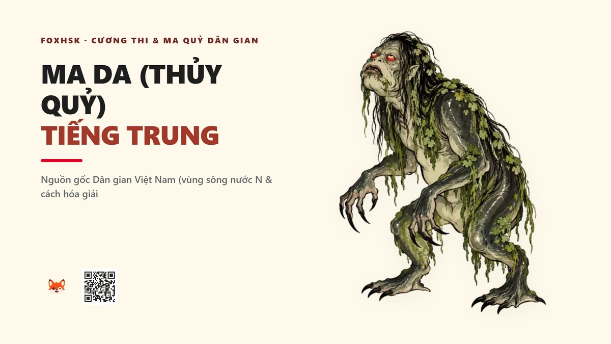 Ma Da (Thủy Quỷ) Tiếng Trung Là Gì? (水鬼 - shuǐguǐ) • Văn Hóa Sông Nước Nam Bộ, Phim Ma Da Việt Hương & Ma Nước Mul-gwisin Hàn Quốc - FoxHSK