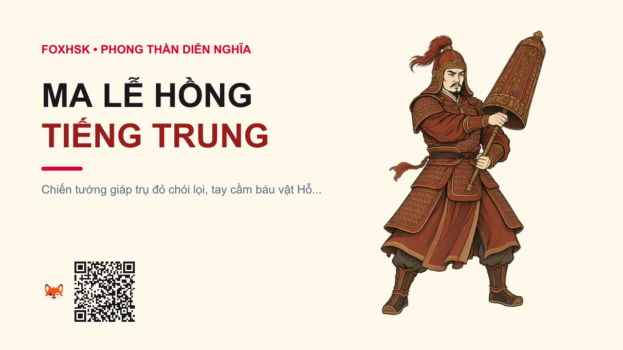 Ma Lễ Hồng Tiếng Trung Là Gì? (魔礼红 - mólǐhóng) • Nguồn Gốc Phong Thần Diễn Nghĩa,, Dấu Ấn Pop Culture & Phương Pháp Hóa Giải - FoxHSK