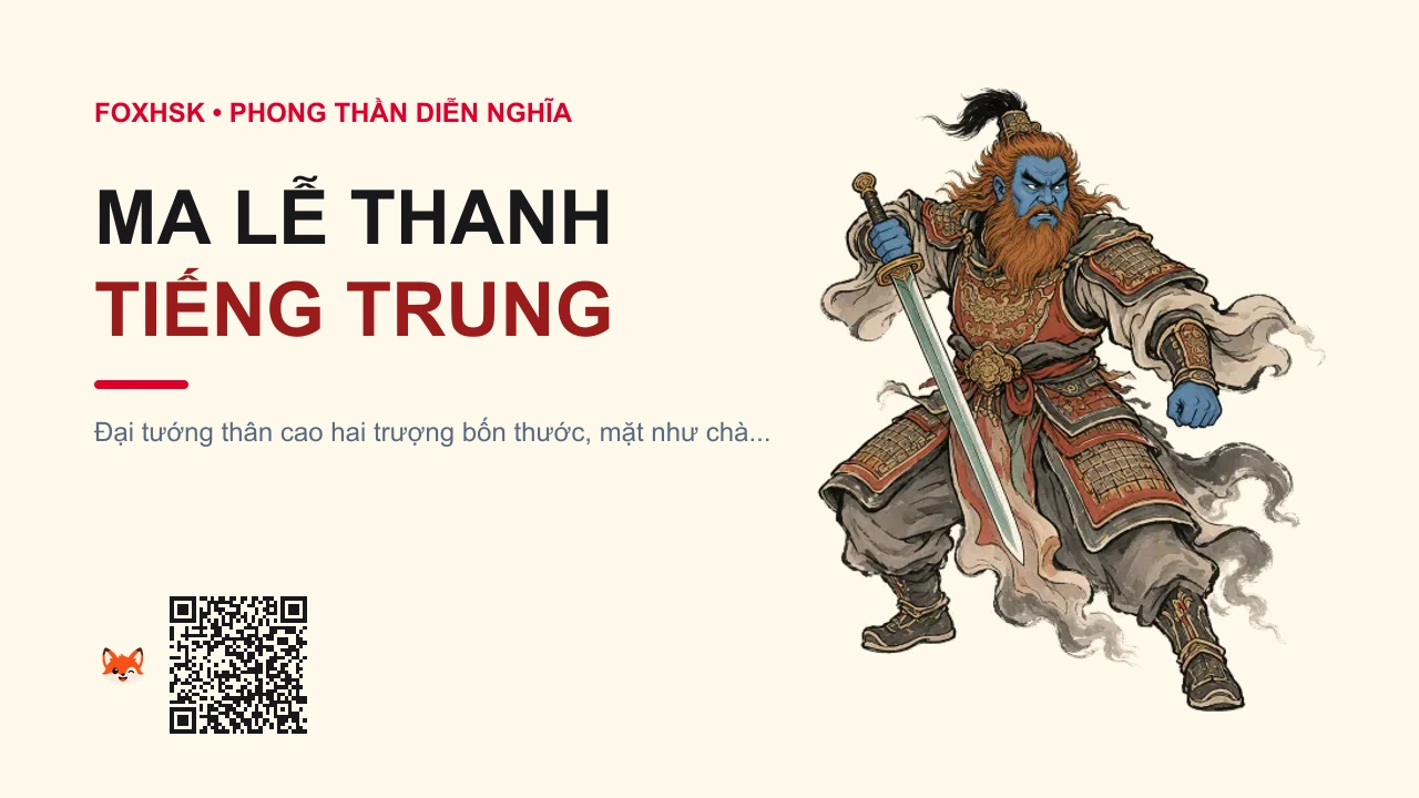 Ma Lễ Thanh Tiếng Trung Là Gì? (魔礼青 - mólǐqīng) • Nguồn Gốc Phong Thần Diễn Nghĩa,, Dấu Ấn Pop Culture & Phương Pháp Hóa Giải - FoxHSK