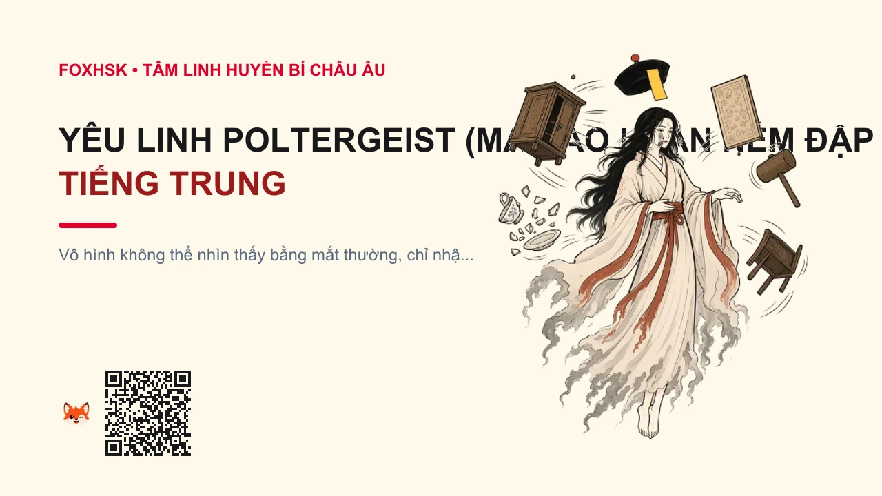 Yêu Linh Poltergeist (Ma Náo Loạn Ném Đập Đồ Đạc) Tiếng Trung Là Gì? (骚灵怪 - sāolíngguài) • Nguồn Gốc Hiện tượng huyền bí nước, Dấu Ấn Pop Culture & Phương Pháp Hóa Giải - FoxHSK