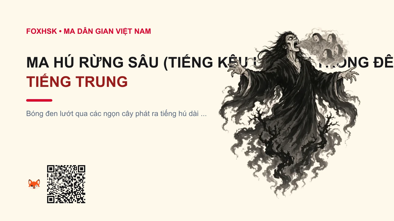 Ma Hú Rừng Sâu (Tiếng Kêu Lạc Lối Trong Đêm) Tiếng Trung Là Gì? (夜呼鬼 - yèhūguǐ) • Nguồn Gốc Tín ngưỡng kiêng kỵ gọi, Dấu Ấn Pop Culture & Phương Pháp Hóa Giải - FoxHSK