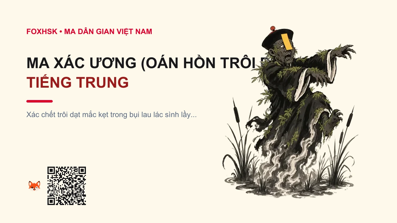 Ma Xác Ương (Oán Hồn Trôi Bụi Lau) Tiếng Trung Là Gì? (芦苇荡怨尸 - lúwěidàng yuànshī) • Nguồn Gốc Bãi bồi ven sông và đồng, Dấu Ấn Pop Culture & Phương Pháp Hóa Giải - FoxHSK