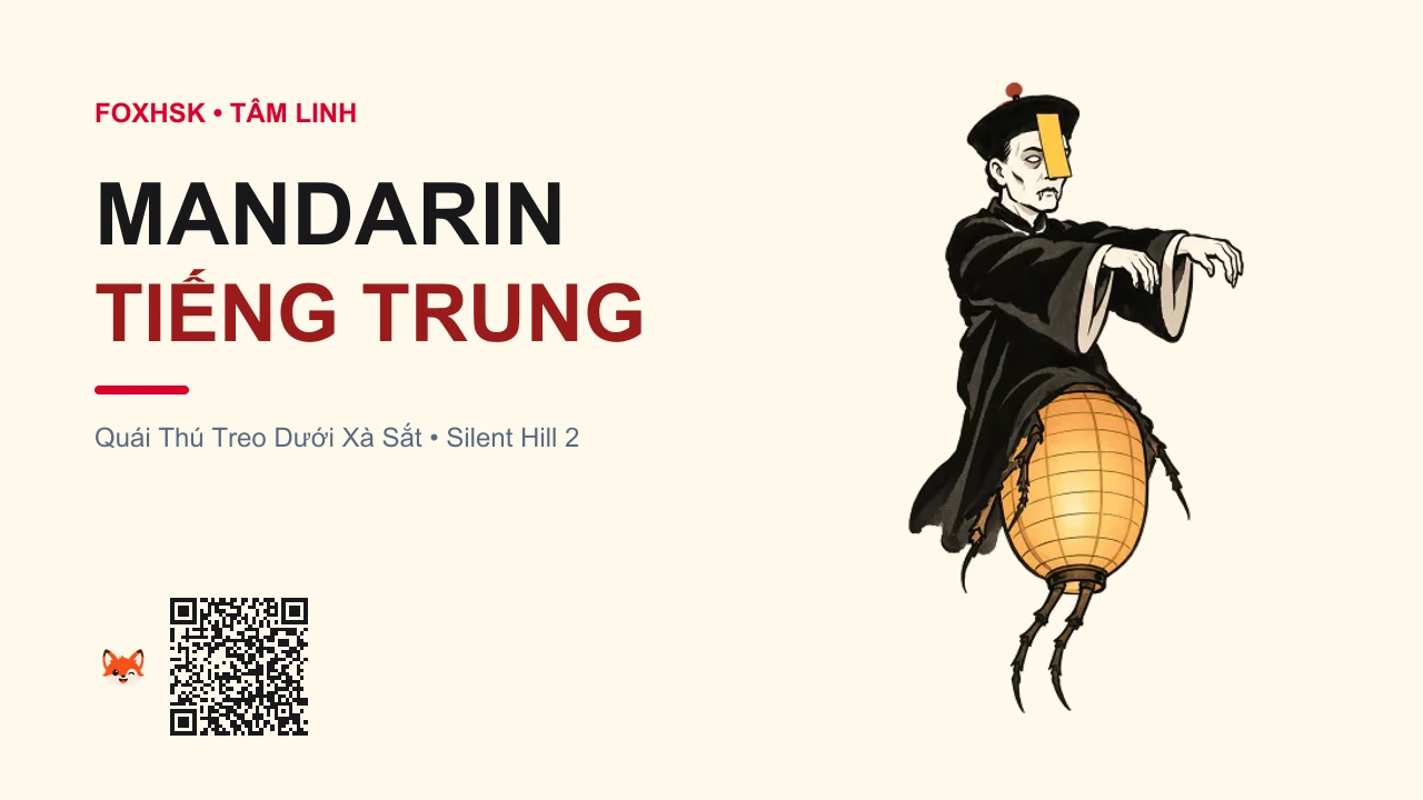 Quái Thú Treo Xà Sắt (Mandarin) Tiếng Trung Là Gì? (垂吊怪 - chuídiàoguài) • Nguồn Gốc Game Silent Hill 2 (Cầu, Dấu Ấn Pop Culture & Phương Pháp Hóa Giải - FoxHSK