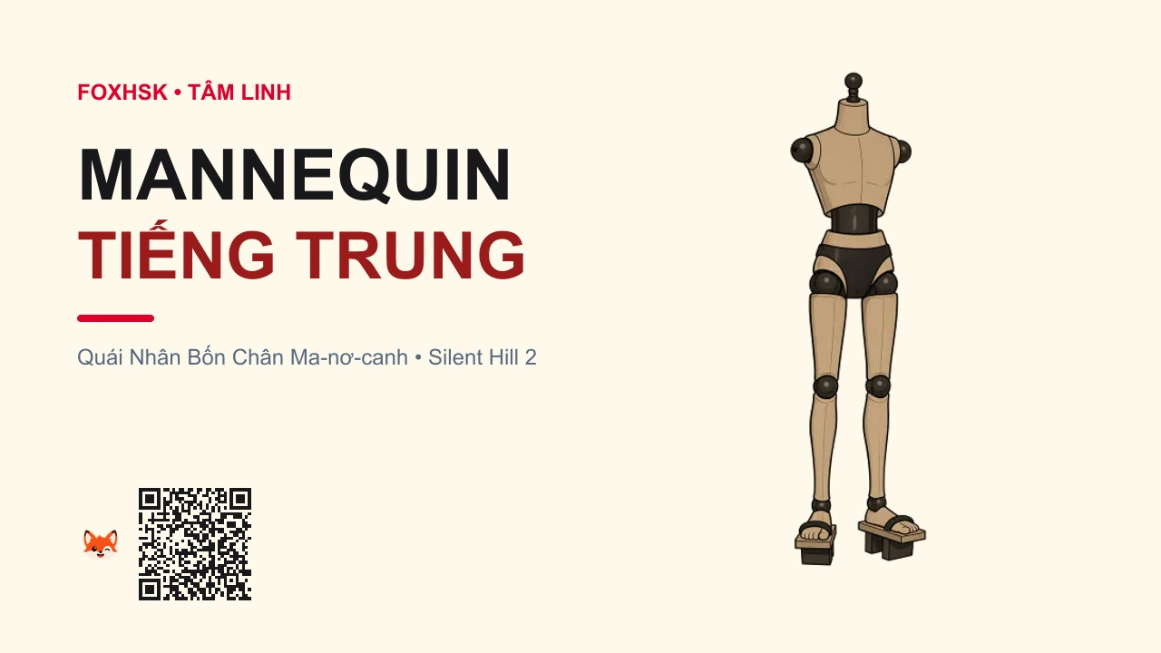 Quái Nhân Bốn Chân Ma-nơ-canh (Mannequin) Tiếng Trung Là Gì? (人偶腿怪 - rén'ǒu tuǐguài) • Nguồn Gốc Game Silent Hill 2, Dấu Ấn Pop Culture & Phương Pháp Hóa Giải - FoxHSK