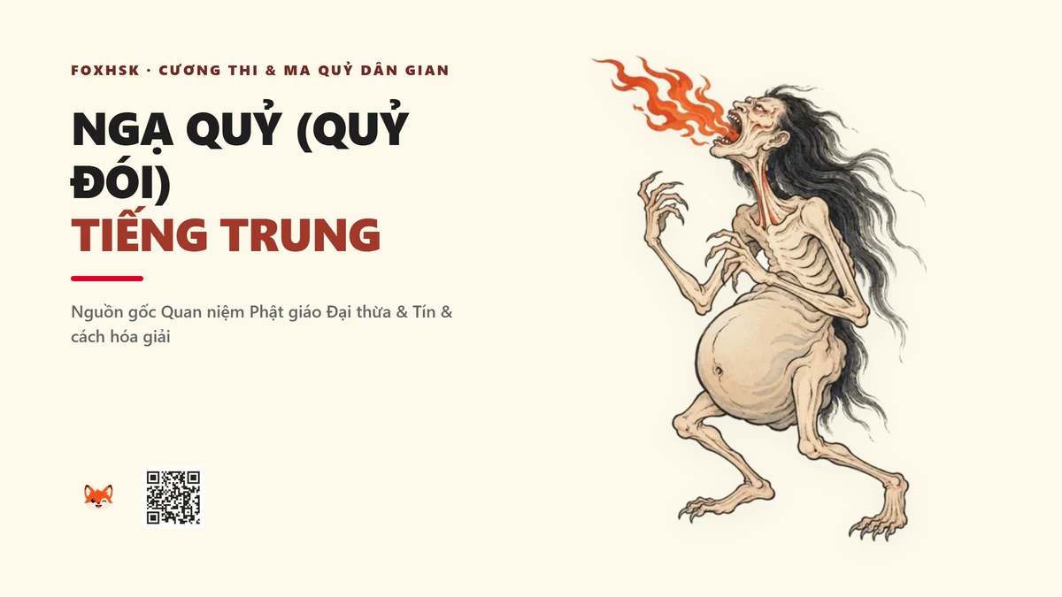 Ngạ Quỷ (Quỷ Đói) Tiếng Trung Là Gì? (饿鬼 - èguǐ) • Nguồn Gốc Quan niệm Phật giáo Đại, Dấu Ấn Pop Culture & Phương Pháp Hóa Giải - FoxHSK