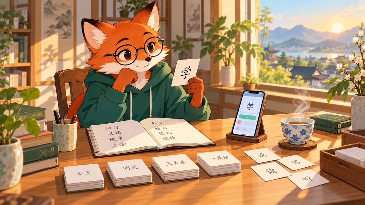 Nghịch Lý Gian Lận Khi Học Flashcard Tiếng Trung: Thoát Bẫy Ảo Tưởng Trí Nhớ - FoxHSK