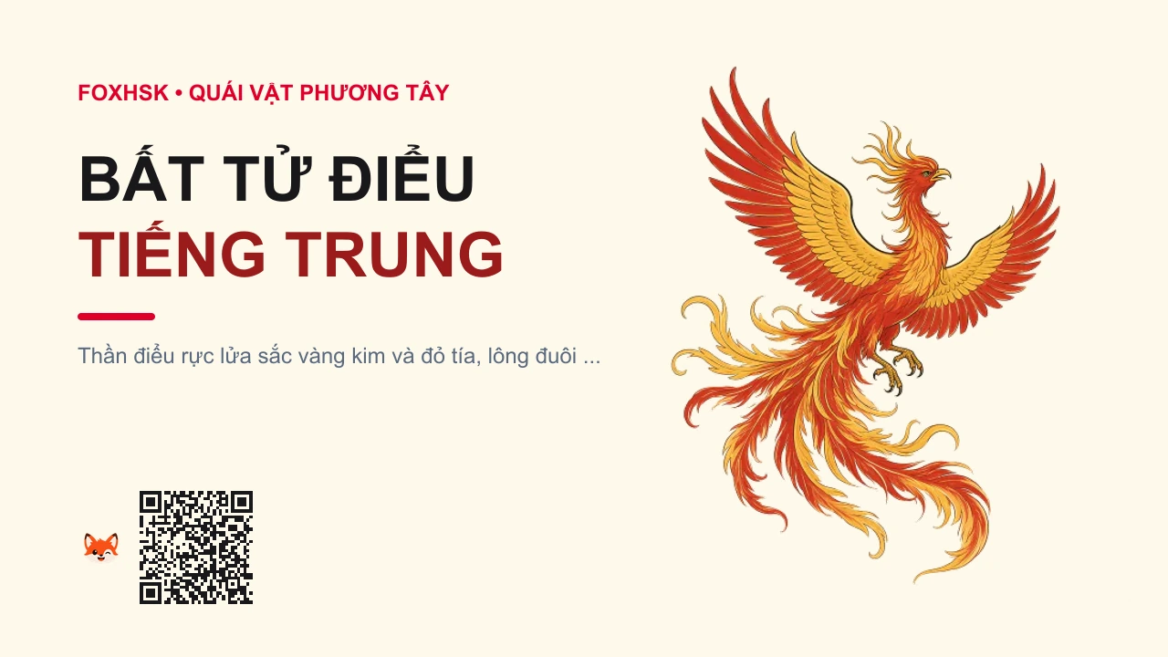 Bất Tử Điểu Tiếng Trung Là Gì? (不死鸟 - bùsǐniǎo) • Nguồn Gốc Thần thoại Ai Cập cổ, Dấu Ấn Pop Culture & Phương Pháp Hóa Giải - FoxHSK