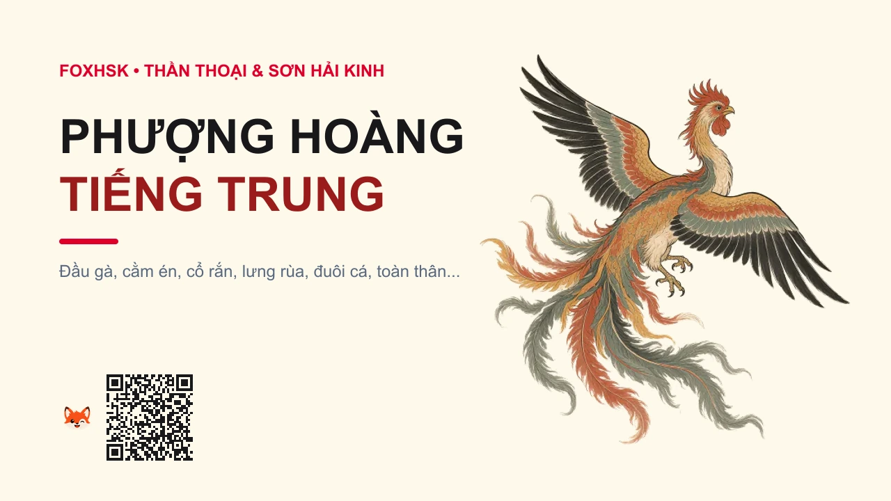 Phượng Hoàng Tiếng Trung Là Gì? (凤凰 - fènghuáng) • Nguồn Gốc Sơn Hải Kinh • Nam Sơn, Dấu Ấn Pop Culture & Phương Pháp Hóa Giải - FoxHSK