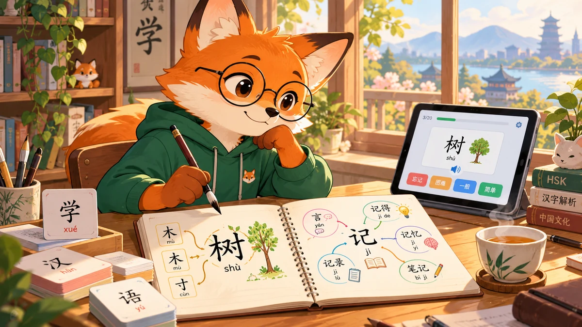 Phương Pháp Học Chữ Hán Khoa Học: Tối Ưu Trí Nhớ & Bứt Phá Điểm Thi HSK - FoxHSK