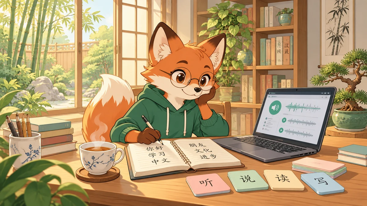 Bí Quyết Học Tiếng Trung Tự Nhiên: Tiếp Xúc Ngầm Kết Hợp Chỉ Dẫn Tường Minh - FoxHSK