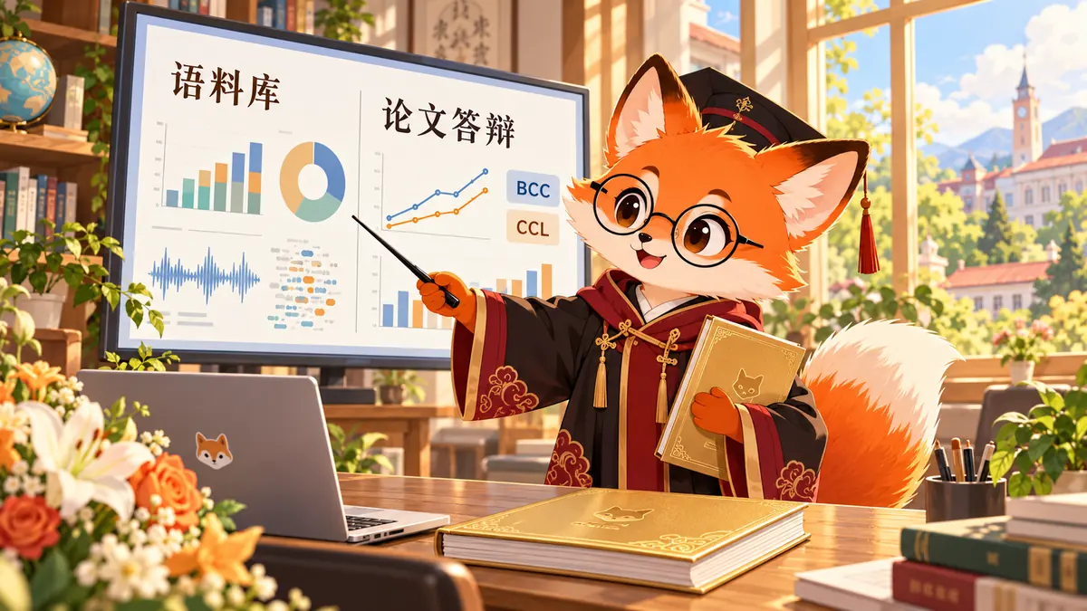 Phương Pháp Luận NCKH Tiếng Trung (Chương 4): Ứng Dụng Kho Ngữ Liệu Số (BCC, CCL, HSK Corpus), Phân Tích Lỗi Sai (偏误分析) & Kỹ Năng Bảo Vệ Luận Văn (论文答辩) - FoxHSK