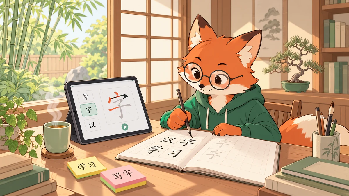 Phương Pháp Tối Thiểu Để Viết Tay Chữ Hán Hiệu Quả Không Tốn Sức - FoxHSK
