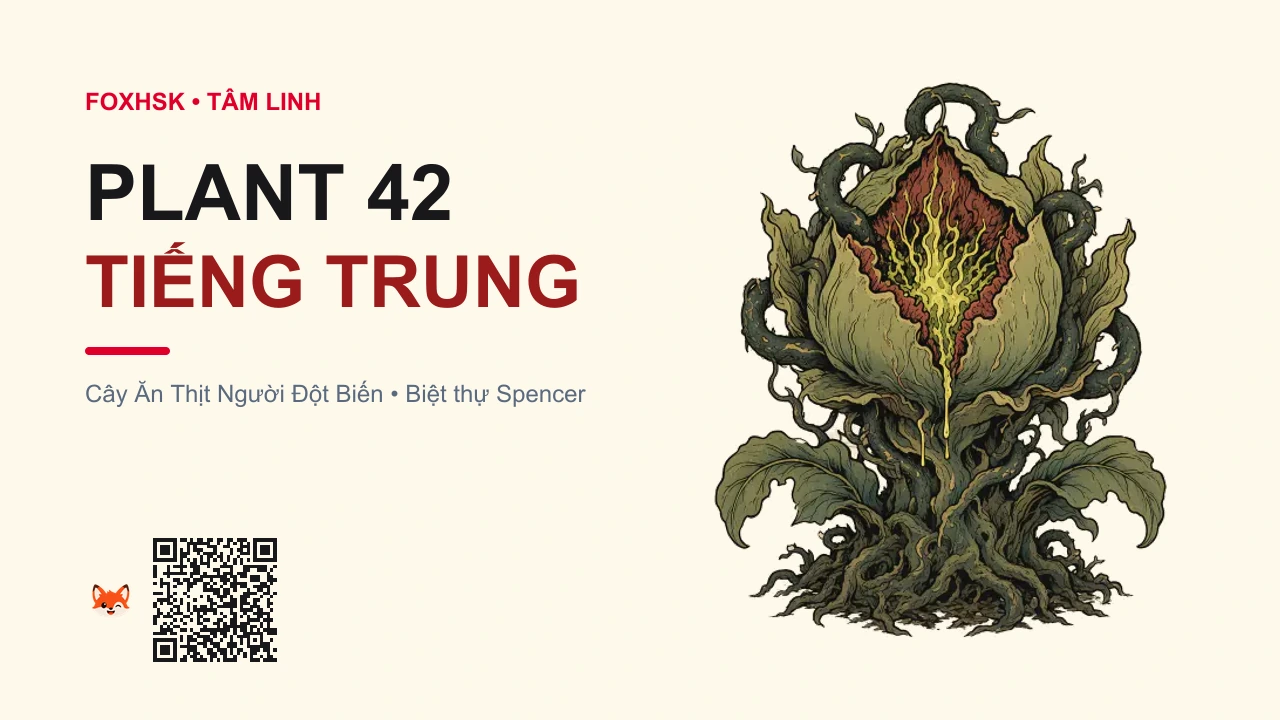 Cây Ăn Thịt Người Đột Biến (Plant 42) Tiếng Trung Là Gì? (42号巨型植物 - 42 hào jùxíng zhíwù) • Nguồn Gốc Game Resident Evil 1, Dấu Ấn Pop Culture & Phương Pháp Hóa Giải - FoxHSK