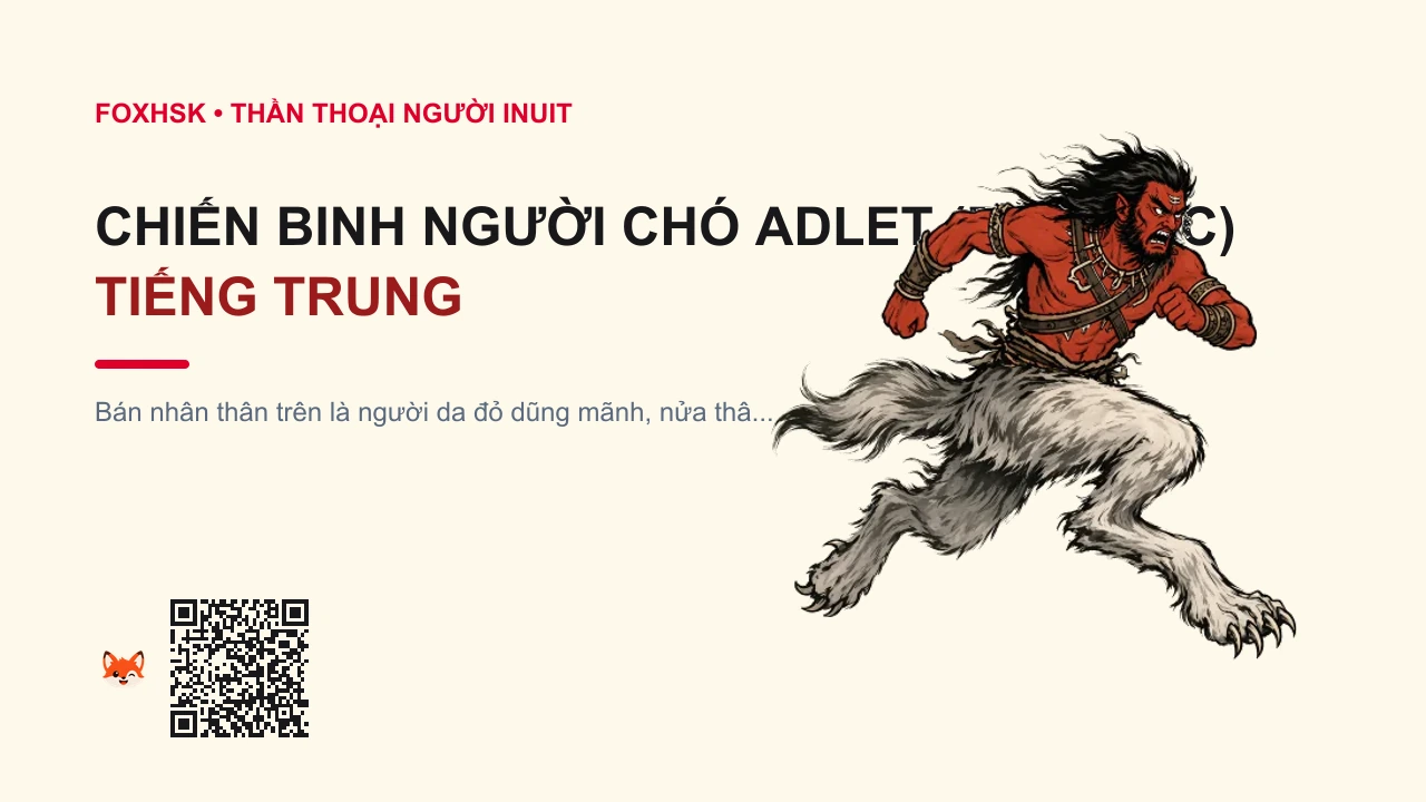 Chiến Binh Người Chó Adlet (Bắc Cực) Tiếng Trung Là Gì? (阿德莱特犬人部落 - ādéláitè quǎnrén bùluò) • Nguồn Gốc Băng đảo Greenland và, Dấu Ấn Pop Culture & Phương Pháp Hóa Giải - FoxHSK