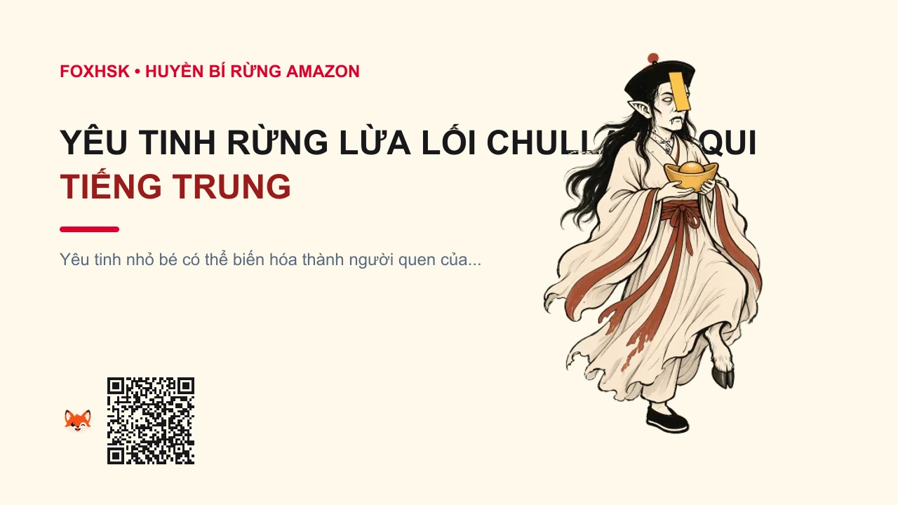 Yêu Tinh Rừng Lừa Lối Chullachaqui Tiếng Trung Là Gì? (楚拉查基林妖 - chǔlāchájī línyāo) • Nguồn Gốc Lòng rừng rậm nhiệt đới, Dấu Ấn Pop Culture & Phương Pháp Hóa Giải - FoxHSK
