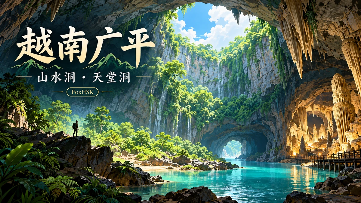 Quảng Bình – Phong Nha Kẻ Bàng & Hang Sơn Đoòng (广平-风牙者榜与山水洞): Cẩm Nang Song Ngữ & Từ Vựng Du Lịch - FoxHSK