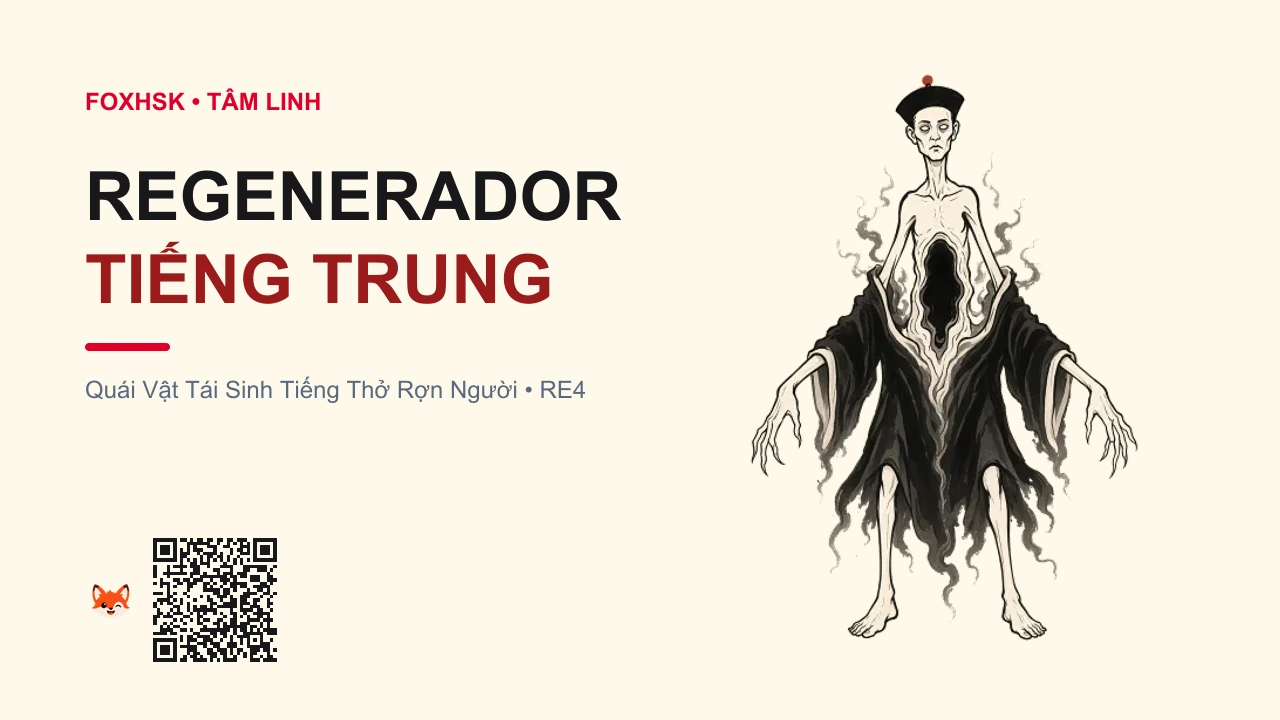 Quái Vật Tái Sinh Regenerador Tiếng Trung Là Gì? (再生者 - zàishēngzhě) • Nguồn Gốc Game Resident Evil 4, Dấu Ấn Pop Culture & Phương Pháp Hóa Giải - FoxHSK