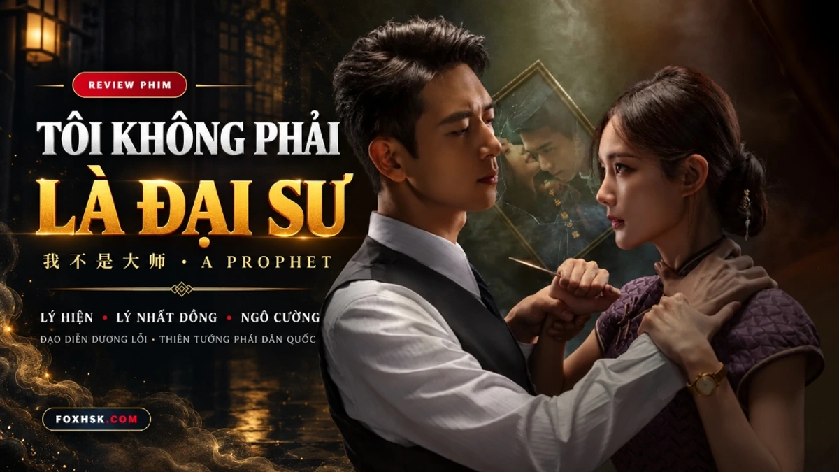 Review Phim Tôi Không Phải Là Đại Sư (我不是大师): Giải Mã Thiên Tướng Phái & Đỉnh Cao Bói Toán Lừa Đảo Của Lý Hiện, Lý Nhất Đồng - FoxHSK