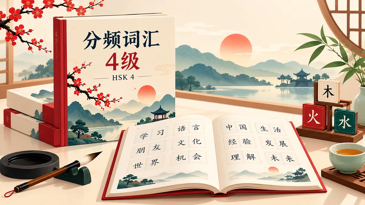 Tải Sách SÁCH TỪ VỰNG HSK4 CÓ GIẢI THÍCH 分频词汇4级 (分频词汇) - Bản Số Hóa & Tải PDF Miễn Phí - FoxHSK