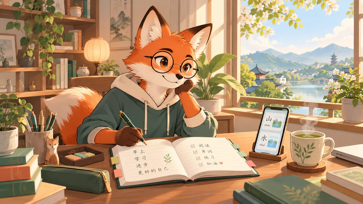 Nghệ Thuật Dùng Sổ Tay Học Tiếng Trung: Phương Pháp Ghi Chép Đột Phá Điểm Số HSK - FoxHSK