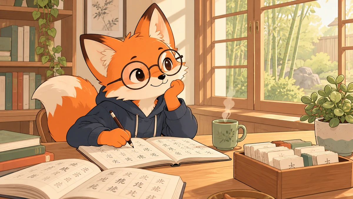 Lặp Lại Ngắt Quãng Không Chỉ Là Flashcard: Bí Quyết Đột Phá Trí Nhớ Chữ Hán - FoxHSK