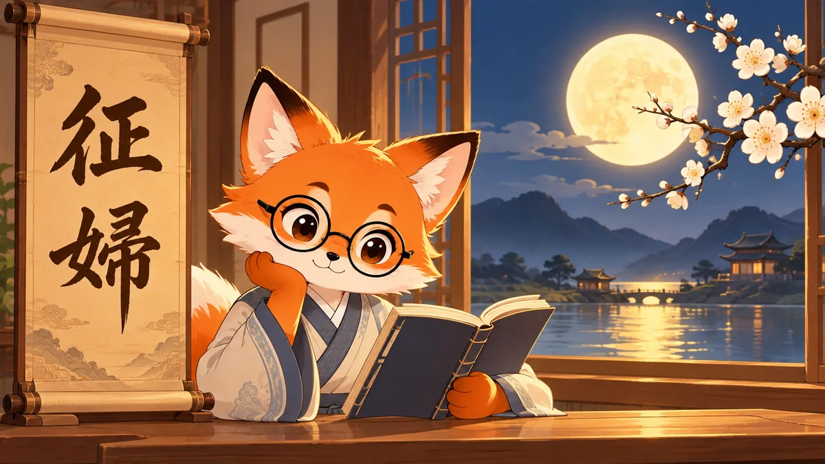 Chinh Phụ Ngâm Khúc (征婦吟曲) – Nguyên Tác Chữ Hán, Bản Diễn Nôm, Pinyin & HÁN VIỆT - FoxHSK