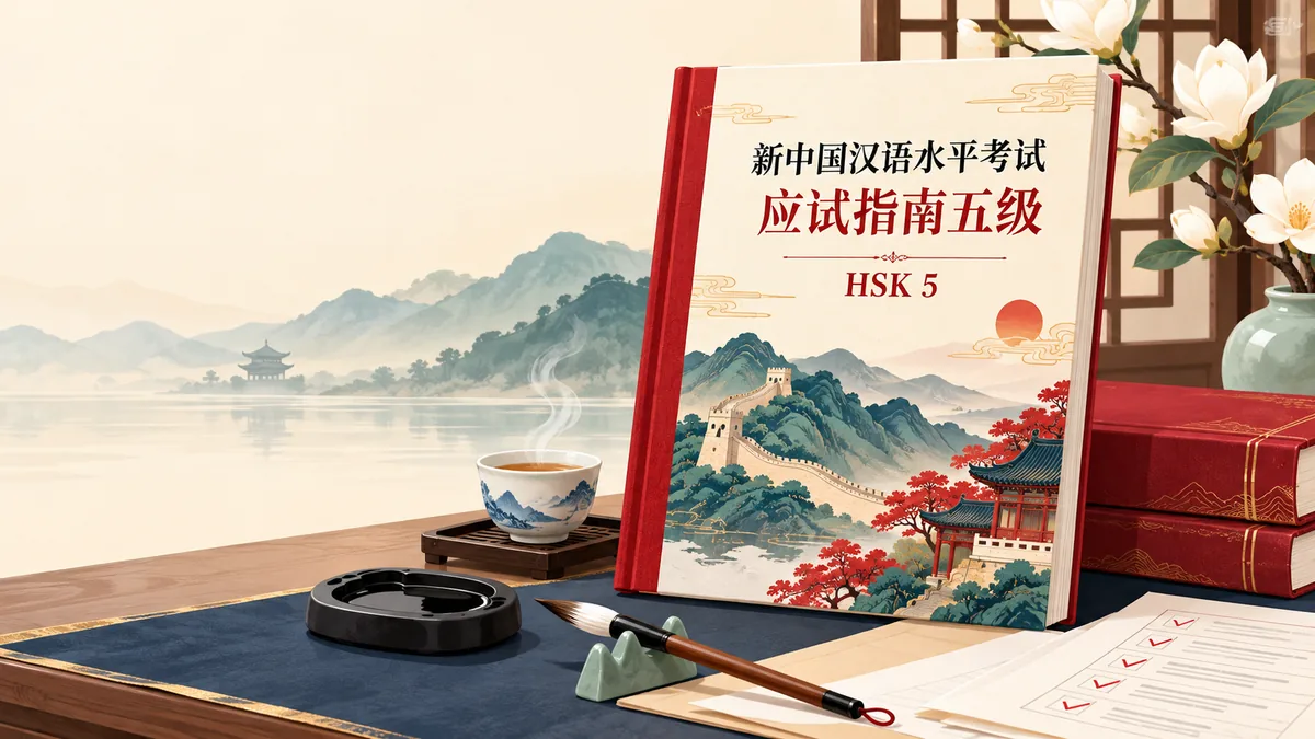 Tải bộ đề hướng dẫn thi HSK5 mới nhất 新中国汉语水平考试应试指南五级 (新中国汉语水平考试应试指南五级) - Bản Số Hóa & Tải PDF Miễn Phí - FoxHSK
