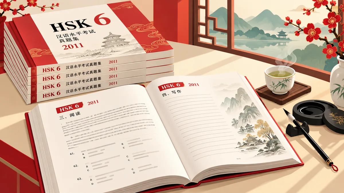 Tải Sách TẢI BỘ ĐỀ THI THẬT HSK 6 NĂM 2011 - Bản Số Hóa & Tải PDF Miễn Phí - FoxHSK
