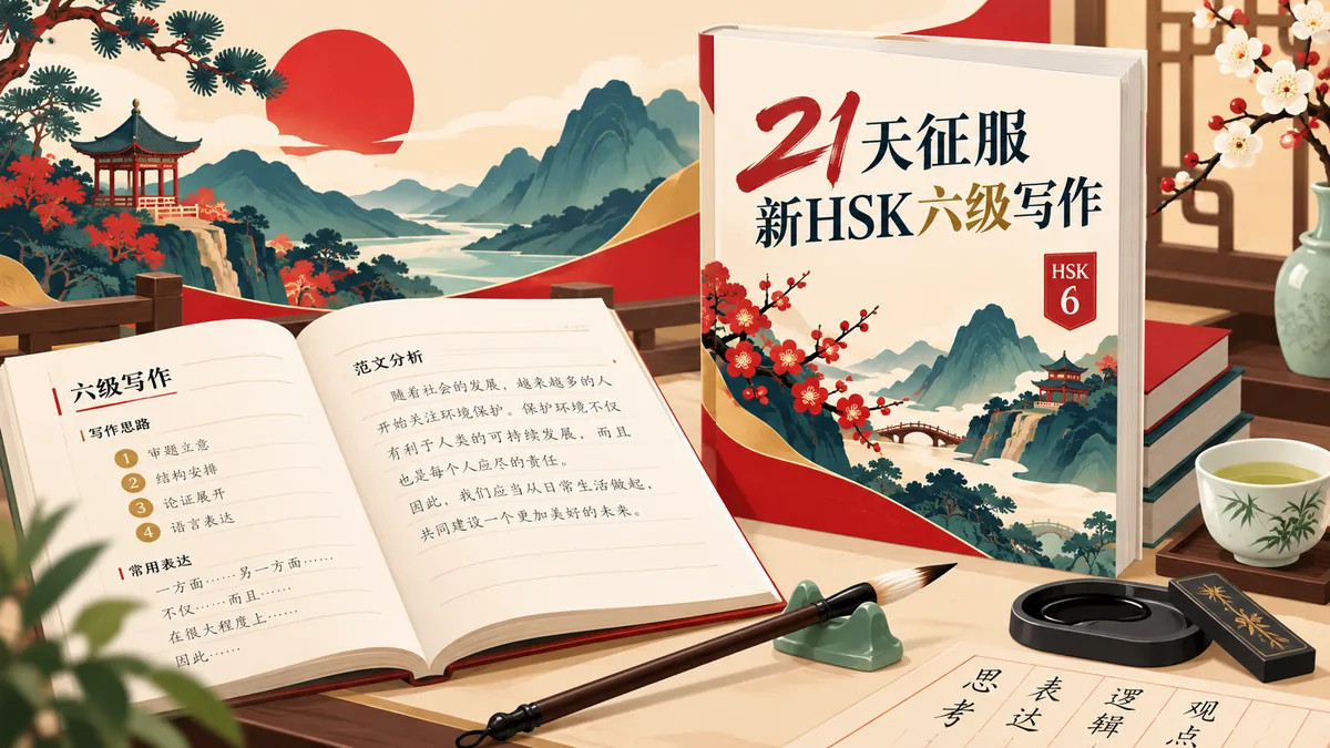 Tải sách 21 ngày chinh phục HSK6 phần viết 21 天征服新HSK六级写作 (天征服新) - Bản Số Hóa & Tải PDF Miễn Phí - FoxHSK