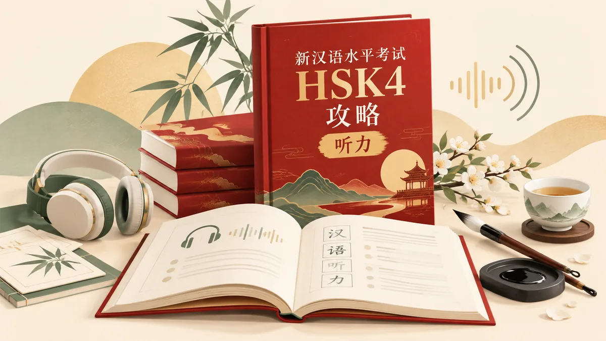 Tải giáo trình Chinh phục HSK4 phần Nghe 新汉语水平考试 HSK4 攻略听力 (新汉语水平考试) - Bản Số Hóa & Tải PDF Miễn Phí - FoxHSK