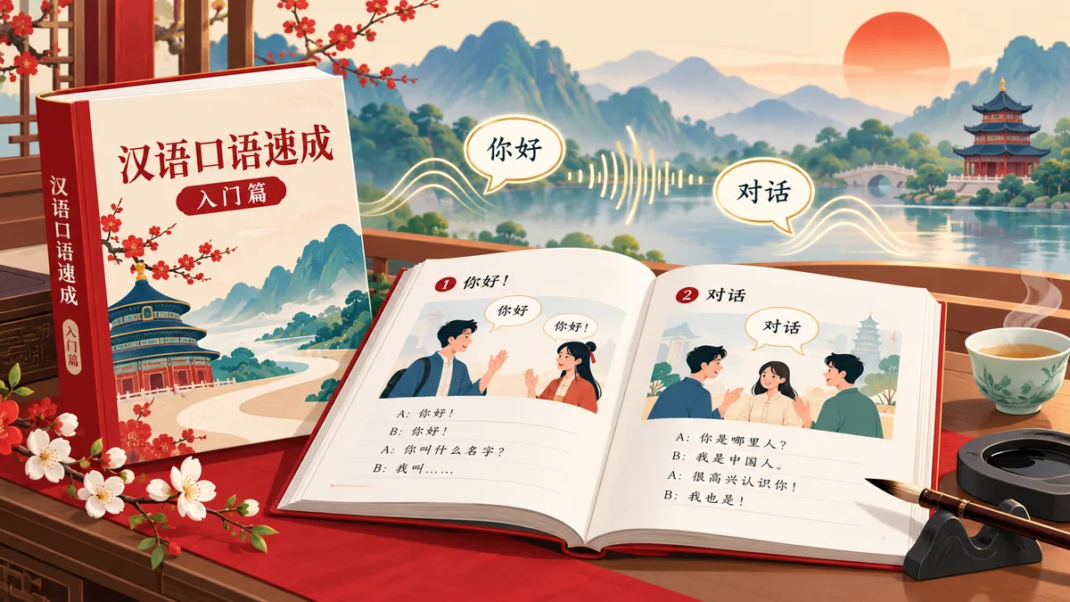 Tải Giáo trình luyện nói tiếng trung cấp tốc (Nhập môn) 汉语口语速成 – 入门篇 (汉语口语速成) - Bản Số Hóa & Tải PDF Miễn Phí - FoxHSK