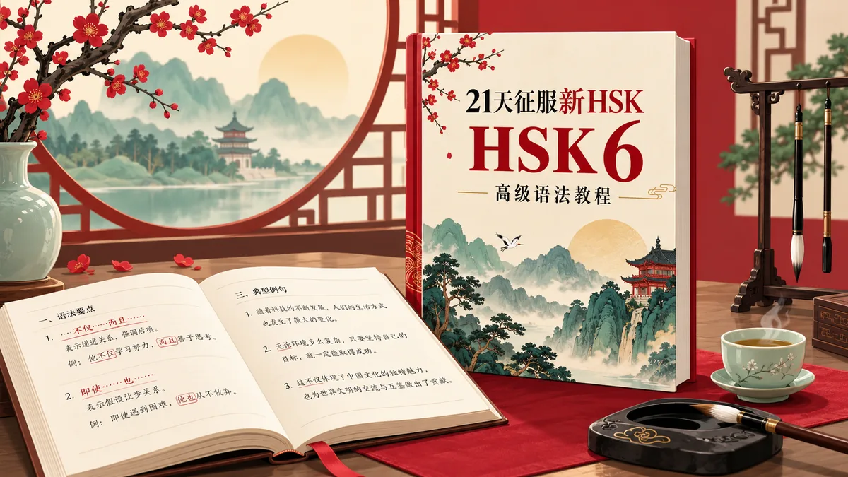 Tải sách 21 ngày chinh phục HSK6 21天征服新HSK 高级语法教程 (天征服新) - Bản Số Hóa & Tải PDF Miễn Phí - FoxHSK