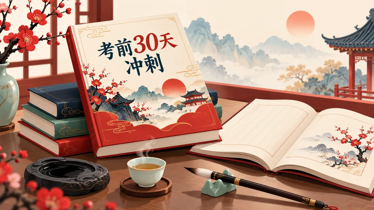 Tải sách 30 ngày bứt phá HSK 考前30天冲刺 (考前) - Bản Số Hóa & Tải PDF Miễn Phí - FoxHSK