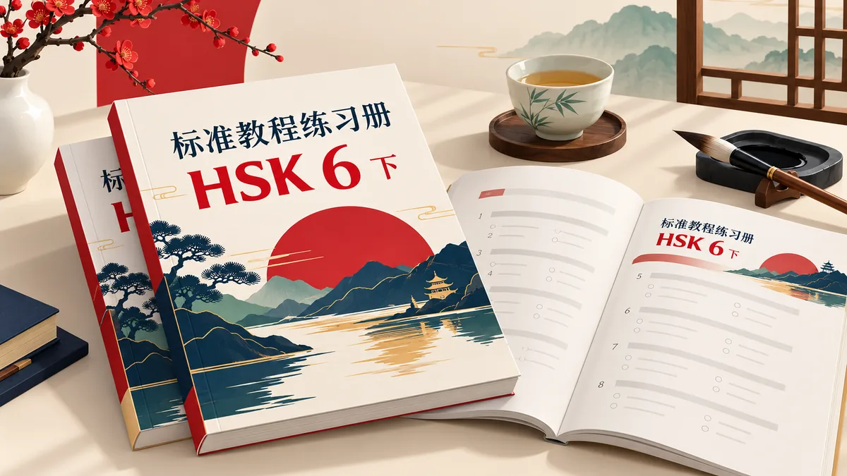 Tải sách bài tập giáo trình chuẩn HSK6 quyển hạ 标准教程练习册HSK6下 (Kèm Audio · 标准教程练习册) - Bản Số Hóa & Tải PDF Miễn Phí - FoxHSK