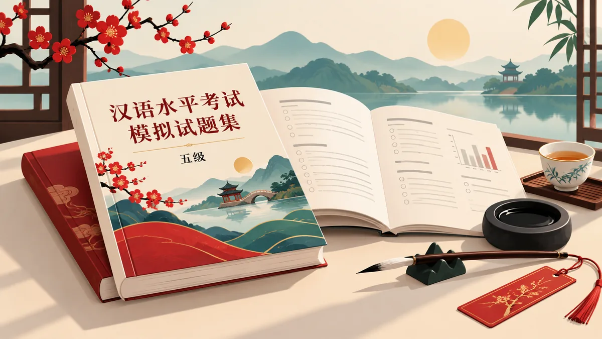 Tải Sách Bộ Đề Thi Mô Phỏng HSK 5 (Chủ Biên Đổng Tụy · 汉语水平考试模拟试题集 HSK五级) PDF + Audio & 10 Phòng Thi Online - FoxHSK